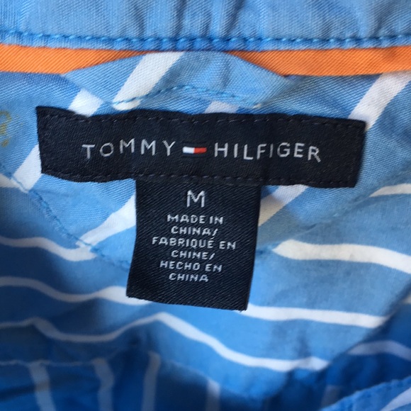 Tommy Hilfiger Pinstripe Emblem Shirt - Picture 4 of 6